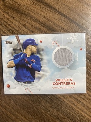 2020 Topps Holiday - Walmart Mega Box Relics Willson Contreras #WHR-WC (MEM)
