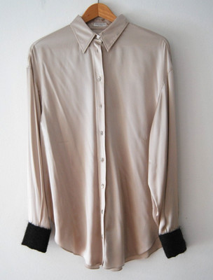 BRUNELLO CUCINELLI Damen Hemdbluse aus Seide Gr. L