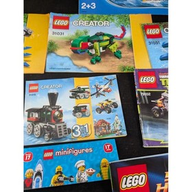 LEGO Instruction Manuals Lot Racers Ferrari 8142 DC Super Heroes 6863 City TMNT