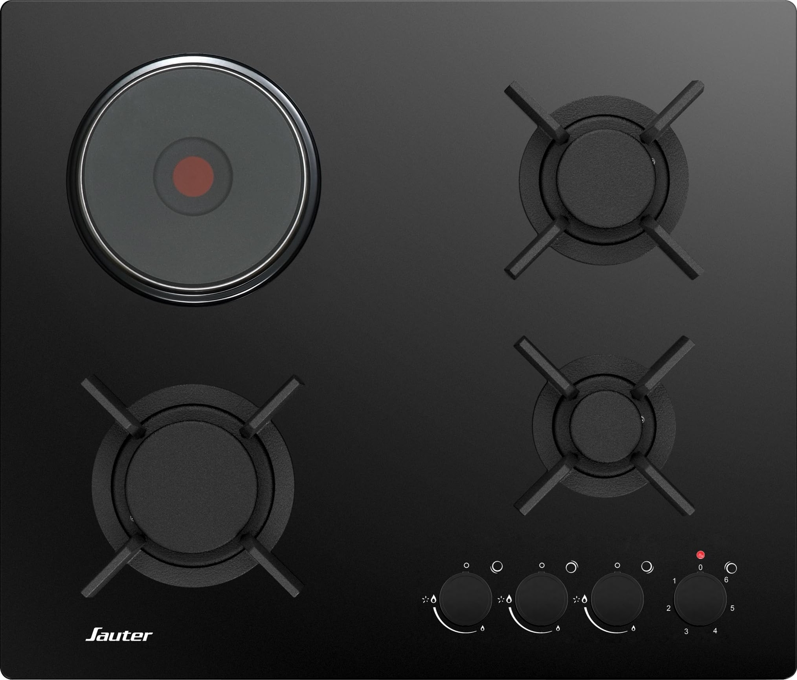 Sauter - SPG3601BM - Piano cottura a gas ed elettrico - Piano cottura da (T5s)