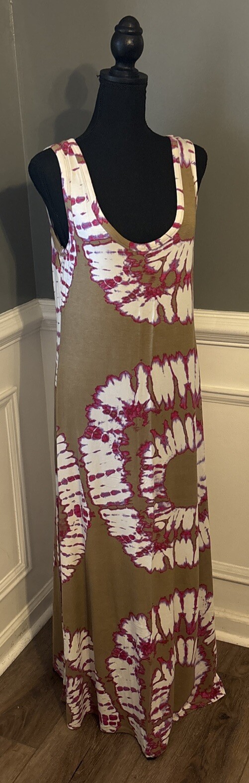 GRACE ELEMENTS stretch scoop neck sleeveless tie … - image 1