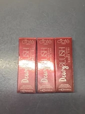 3x Ciate London Dewy Blush Glossy Cheek Tint • Papaya • 0.17 Fl Oz each NIB