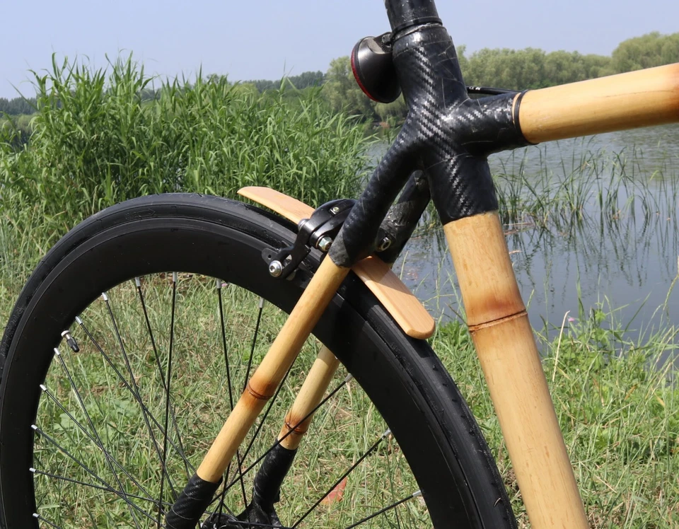 Custom  Bamboo Bicycle Mini Fenders-Any Size - Image 4 of 4