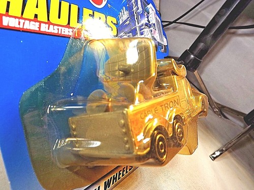 1999 Hot Wheels Haulers Voltage Blasters CABLE TRON Signal Truck Gray/Chrome - Picture 5 of 6