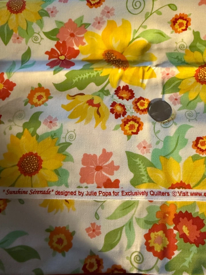 "Sunshine Serenade" by Julie Popa for Exclusively Quilters 28x44 - Image 2 of 2