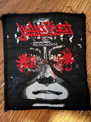 Judas Priest - Killing Machine - Original 80s Heavy Metal Patch - Aufnäher - Rar