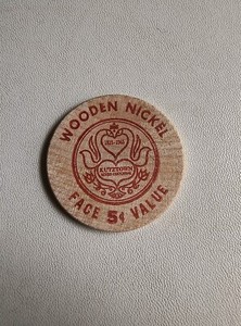KUTZTOWN  Pennsylvania CENTENNIAL  1965  Wooden Nickel ~
