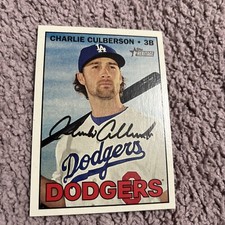 2016 Topps Heritage High Number #560 Charlie Culberson Los Angeles Dodgers