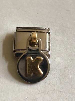 Nomination Original Classic, Hänger  K , Edelstahl-750/000 Gold