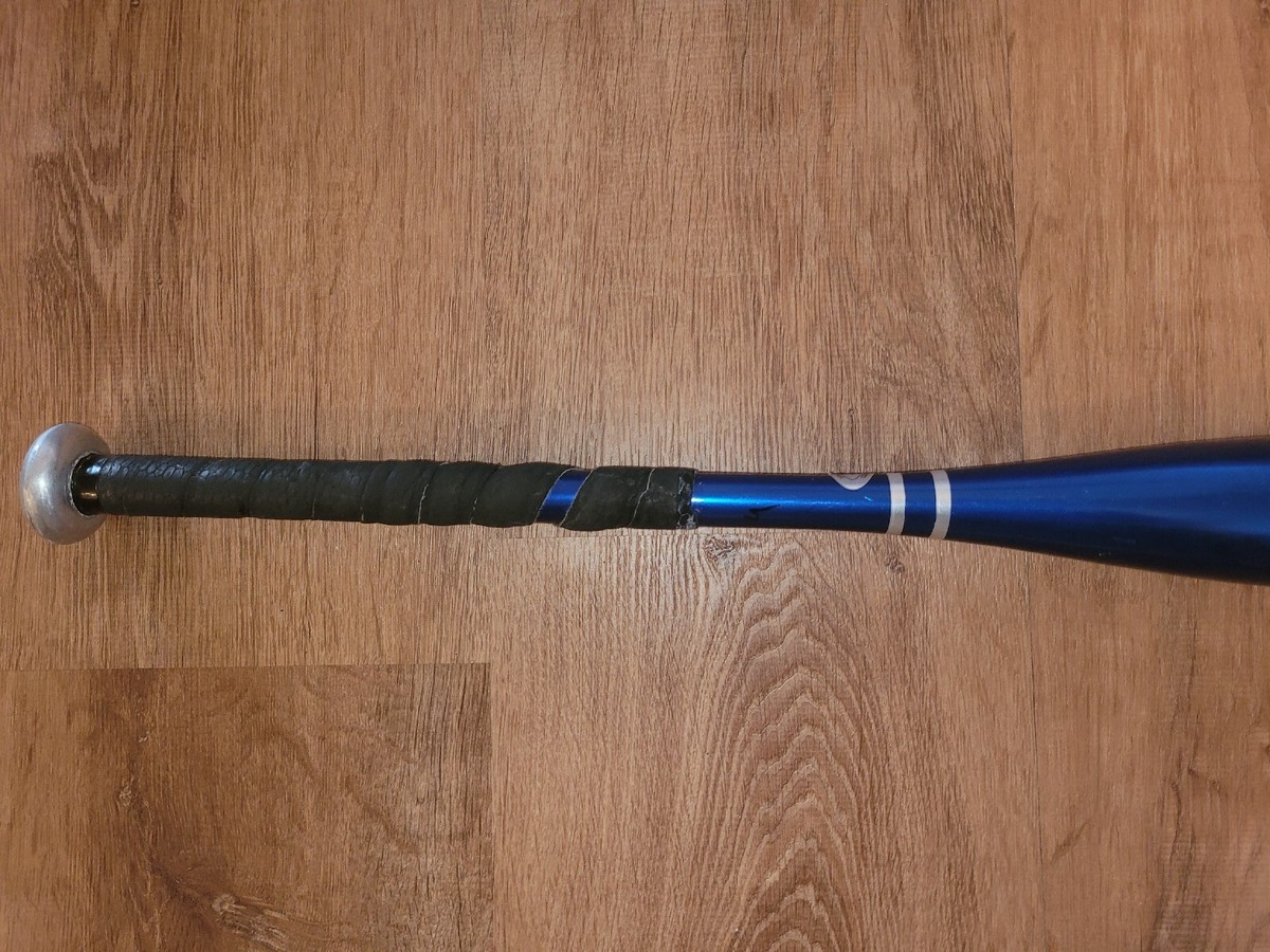 Batte de softball médaillée d'or Worth Powercell 34 pouces 26 oz bleue