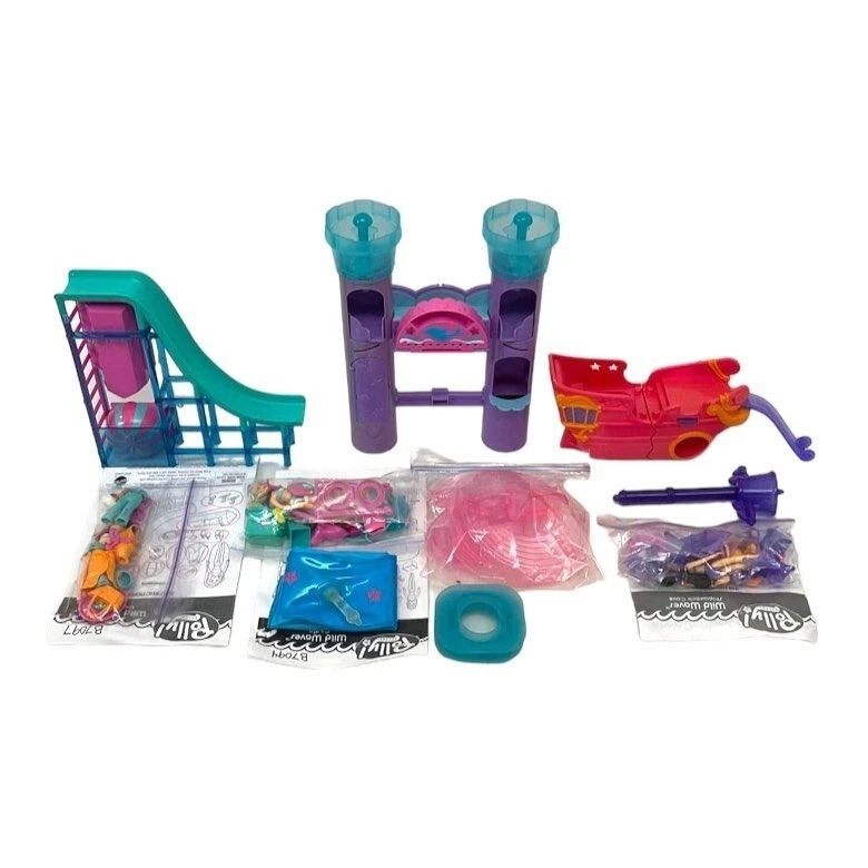 Polly Pocket Wild Waves Castle Log Ride with Kristie Shipwreck