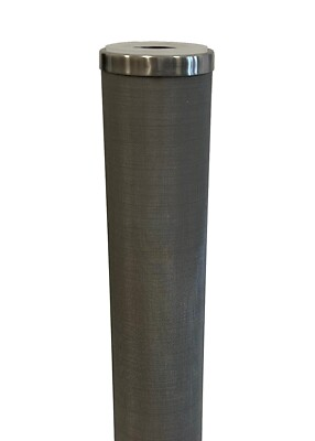 #ad Hydro Genics® Stainless Steel Cleanable Filter 20quot; length 2.5quot;OD 10 micron $61.50