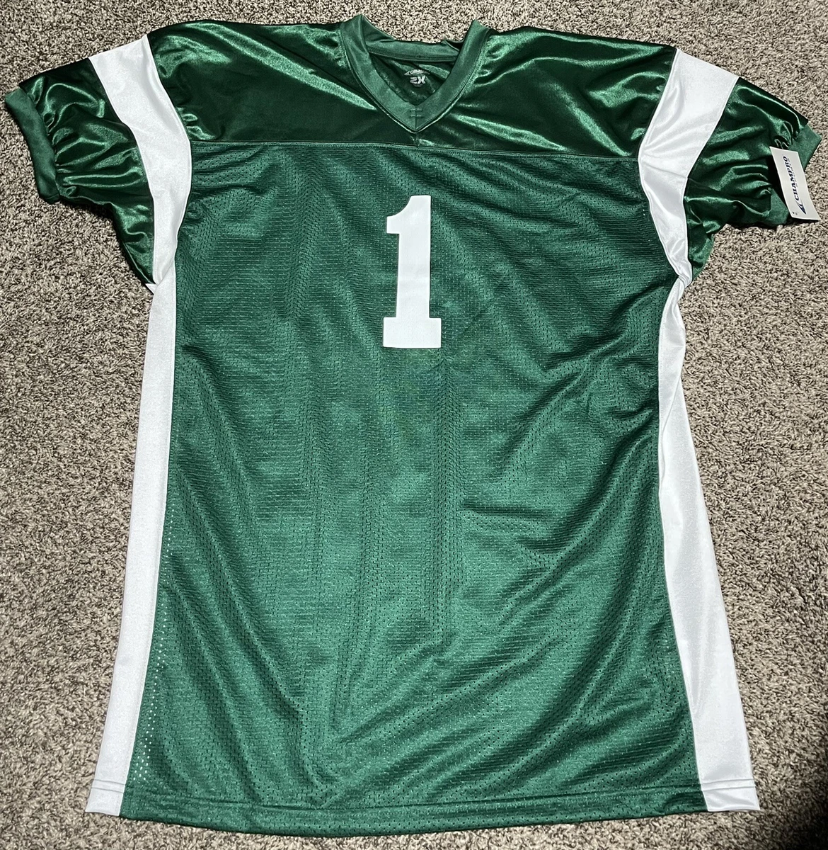 NWT Champro Sports XXL WellsBrooke Forest Green Football Jersey 2XL