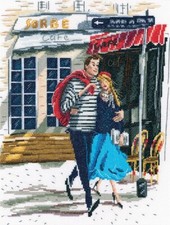 Cross Stitch Kit by RTO- - LOVE