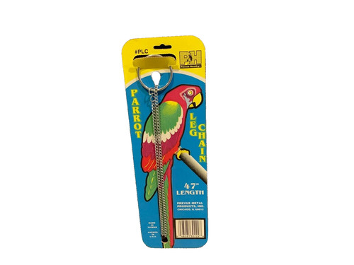NOS-Prevue Pet Bird  Large MACAWS Parrot  47" Leg Chain- FREE SHIPPING