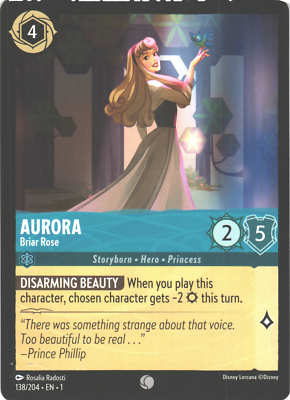 Disney Lorcana The first Chapter Non-Holo Aurora 138/204 | eBay