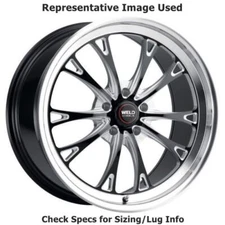 Weld Racing S157B0071P22 Belmont Drag 15"x10" Wheel - Gloss Black