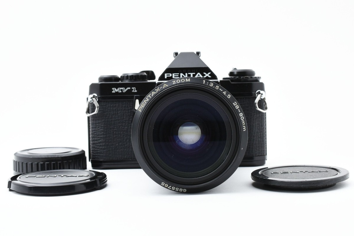 Pentax Camera MV1 & Pentax-A Zoom 28-80mm f/3.5-4.5 from Japan