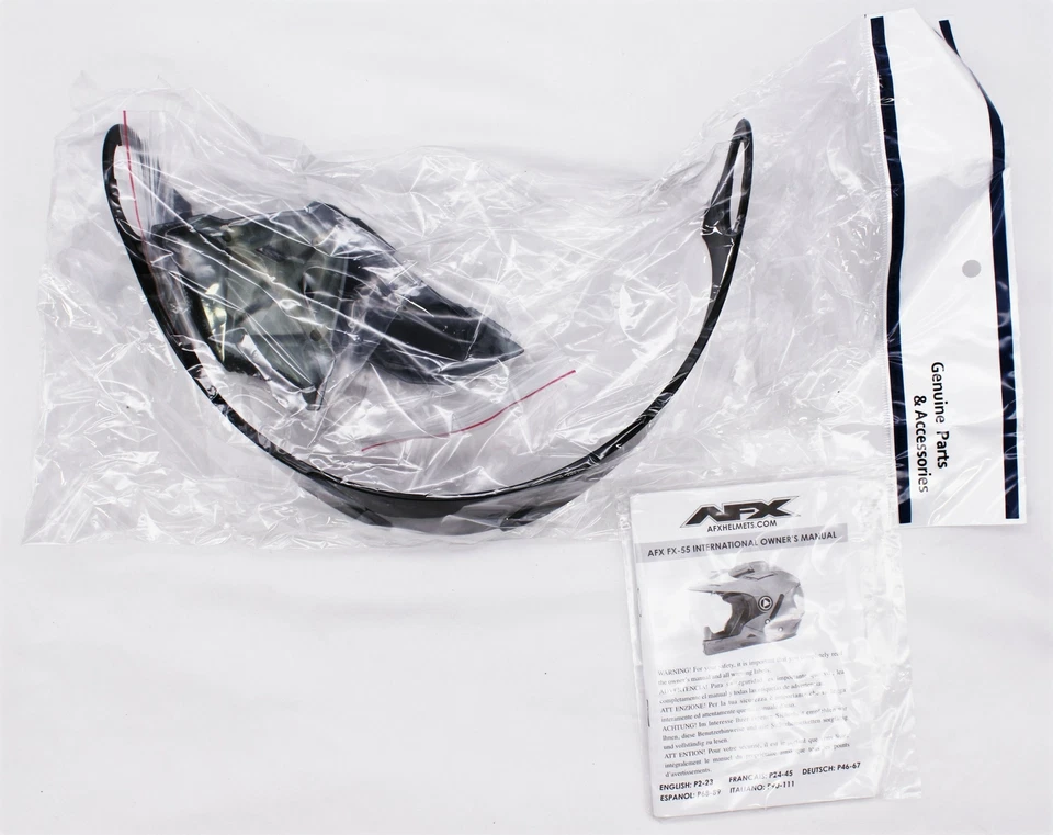 Casco AFX negro brillante FX-55 - talla XL PN 1041247 Foto 3 de 3