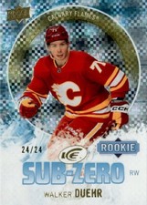 Walker Duehr Calgary Flames 2023-24 UD ICE Hockey RC Sub-Zero SZ-53 24/24