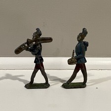 Vintage Lead Toy Soldier Band, Set of 2 pieces