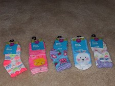 New Happy Spring Girl's Easter and Spring Socks - Shoe Size 3Y-8Y