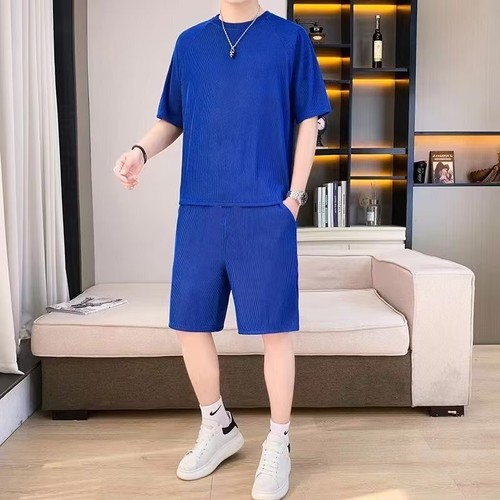 Homme Ensemble Sets Ete Tenues SurvêTement 2 Pcs Plage Vacances