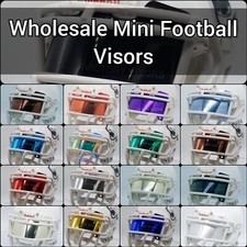 As LOW as $2.00/visor BULK Mini Football Viso...