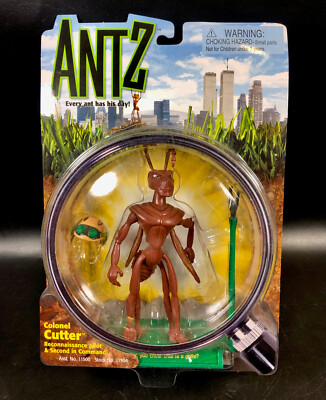 1998 Antz Colonel Cutter Action Figure Playmates DreamWorks MOC