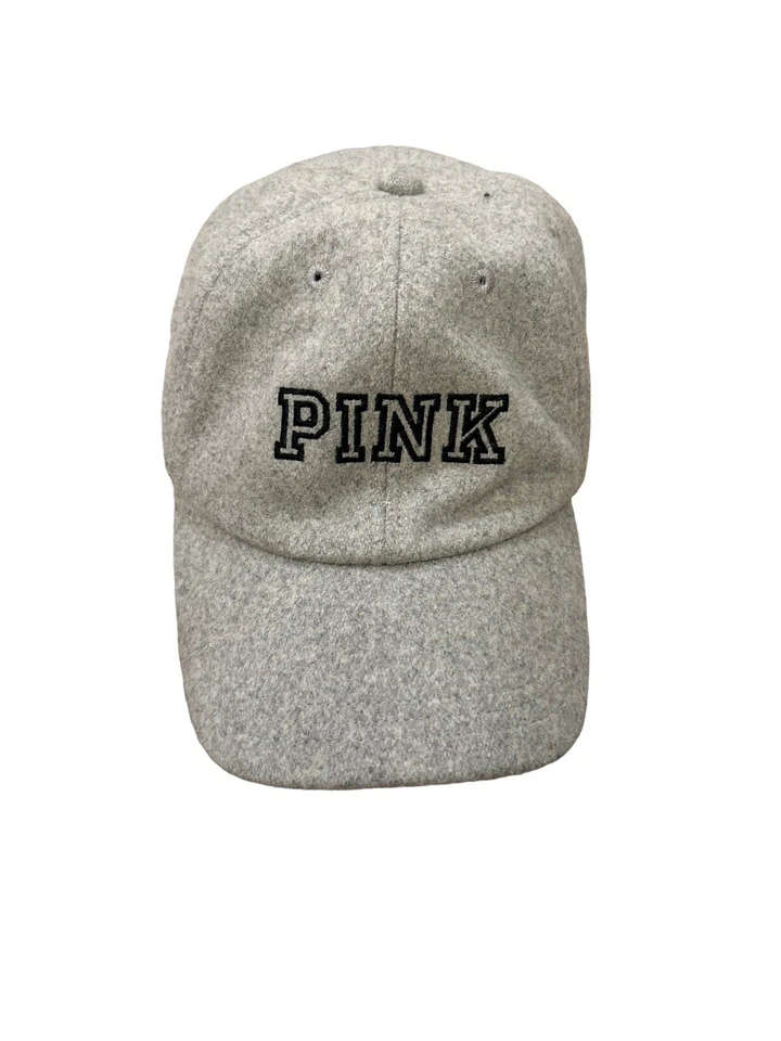 РОЗОВЫЙ Victoria's Secret шляпа крышка серый шерсти регулируемый бейсбольная шляпа женщин собаки - Изображение 2 из 4