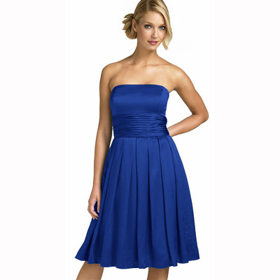 sachin and babi light blue dress How to Dress for a Cocktail Party main image 1