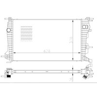 NRF KüHler WasserküHler MotorküHler FüR Renault Fluence L30_