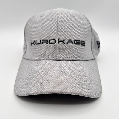 NWOT Gray New Era 39Thirty Mitsubishi Kuro Kage TioNi Fitted Cap L/XL
