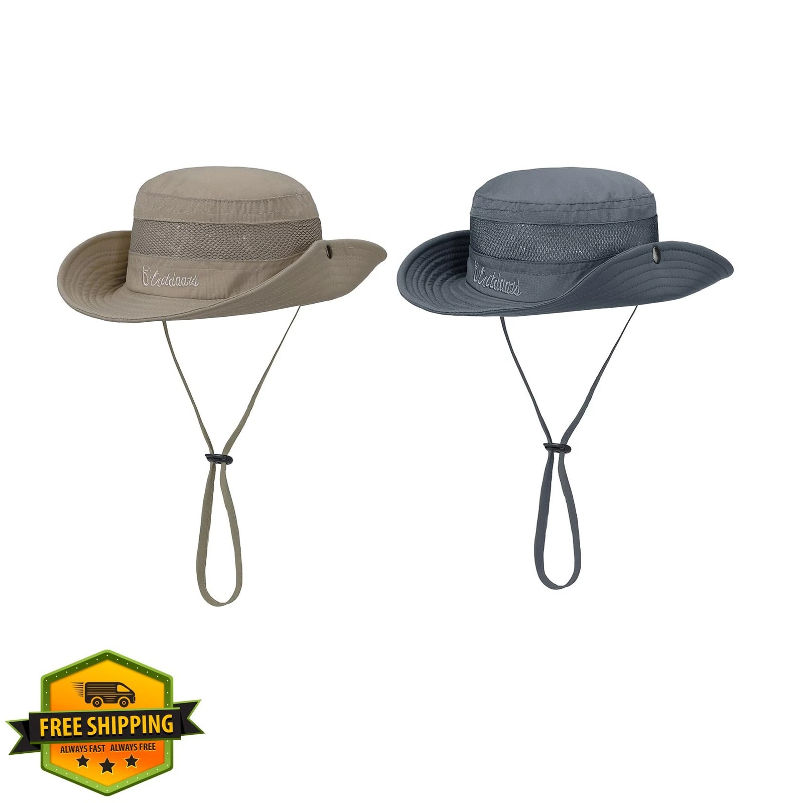 Kids Sun Hat UPF 50+ Bucket Wide Brim Summer Beach Safari