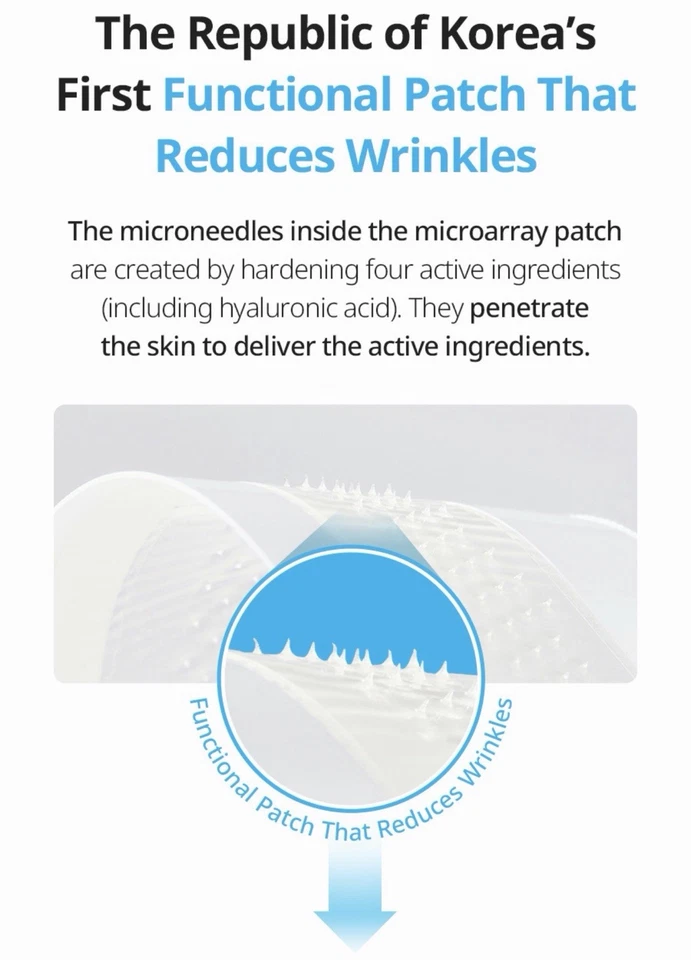 Elevador de línea ATOMY Acropass Ins. Mejora la apariencia de las arrugas 1 bolsa X 5 parches Foto 3 de 4