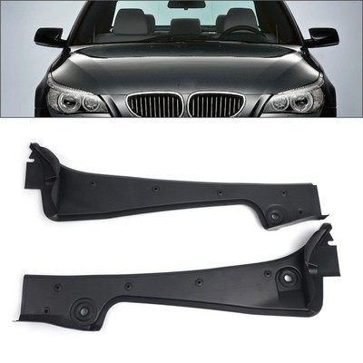 2pcs Windshield Wiper Vent Cowl Grille Panel For BMW 5 Series E60 E61 M5