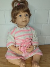 Künstlerpuppe „Lisa“ von Linde Scherer – 55 cm – mit Nackenstempel