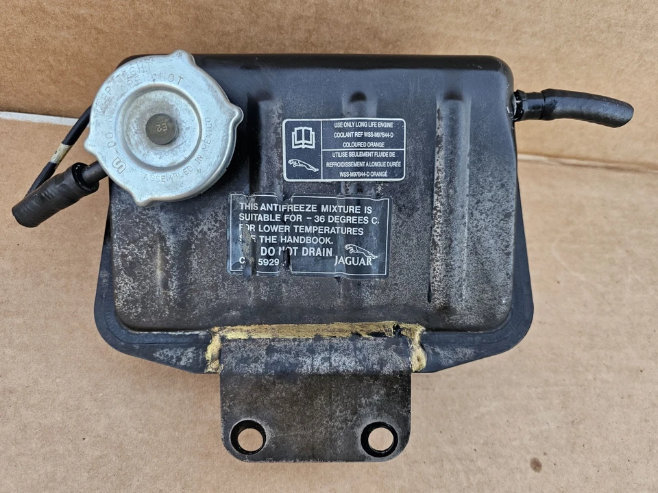 93-96 Jaguar XJS 4.0L Coolant Overflow Tank Reservoir OEM Factory - Image 2 of 4