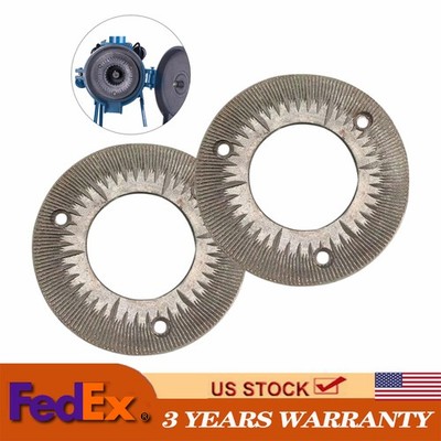 2* Grinding Discs 15cm For 3KW 110V Electric Grain Mill Heavy Duty Commercial
