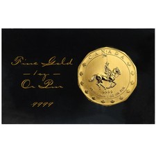 1997 $50 Gold Canadian RCMP .9999 1 oz Mountie Coin 5338.31 per troy oz