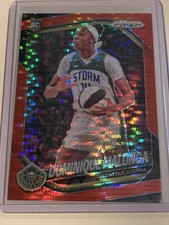 2025-26 Panini Prizm WNBA Dominique Malonga Red Seismic Pulsar Rookie 280/299