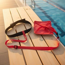 Schwimm-Widerstandsschirm Ausdauertraining Wasserzugband f&uuml;r Schwimmer,