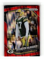 Brandon McManus 2025 Panini Prizm #290 Green Bay Packers Red Flash