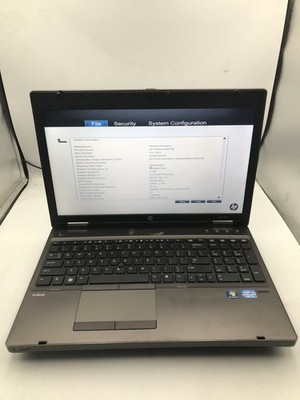 HP PROBOOK 6570B - BOOTS TO BIOS - INTEL I5 3320M - NO RAM - READ DESCRIP - BB