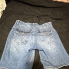 Indigo Poppy Blue Denim Shorts Girls Size 6 Regular Fit Zip Pockets Medium Wash — photo 4