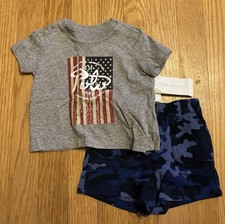 NWT Ralph Lauren Baby Boys 2-Piece Camouflage Short Set - Size 3M - Regular 60