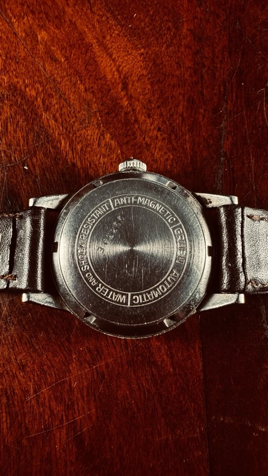 Reloj Automático Gruen Precision Hombre Vintage Tono Plateado Hecho en Suiza Foto 4 de 4