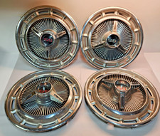 Vintage 60s Chevy Ss 14 Hub Cap Set Of 4 65-69 Impala Chevelle Nova.