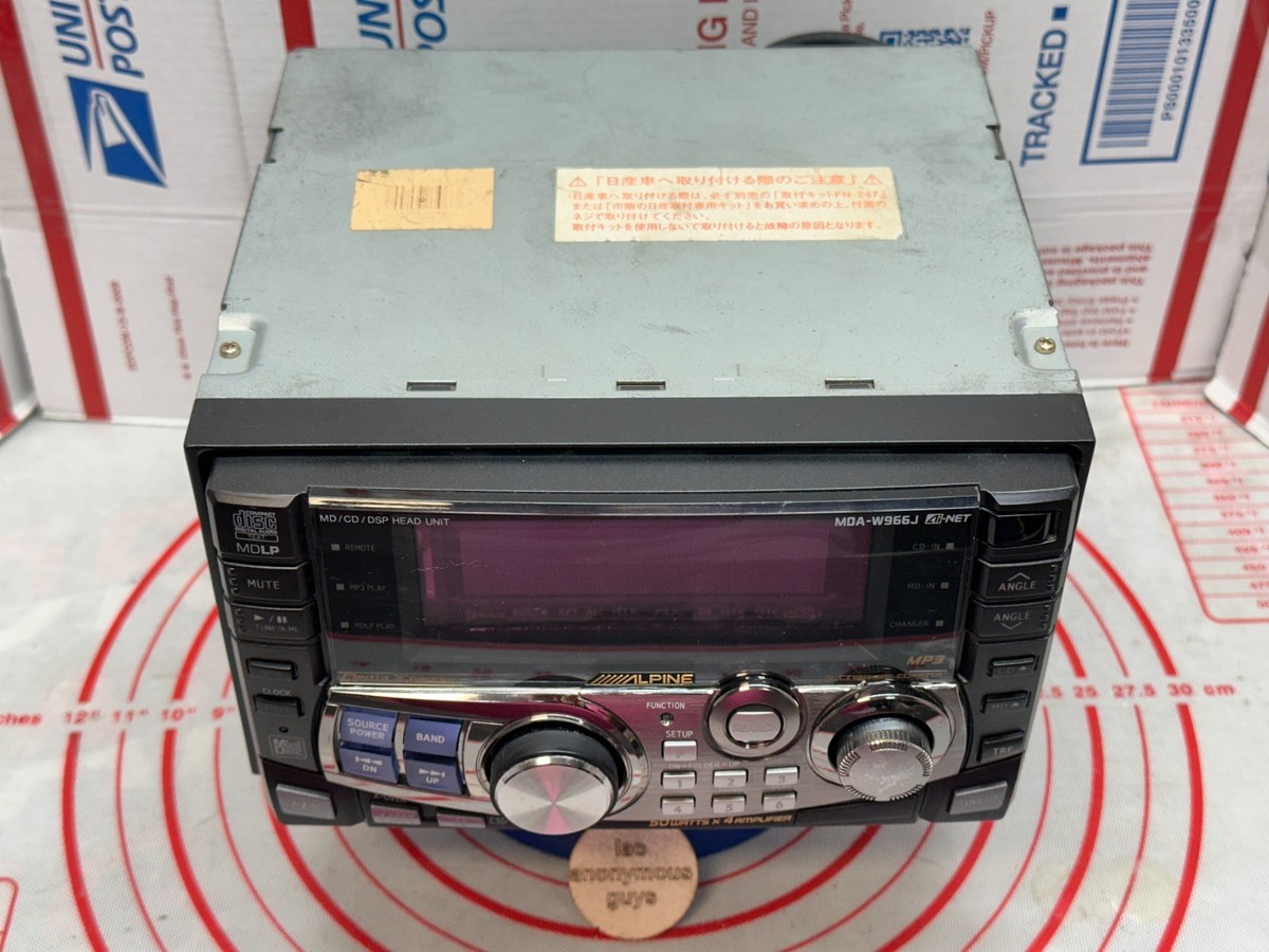 ALPINE # MDA-W966J JDM CD/MD/DSP MDLP BT Ai-NET Vintage Old School