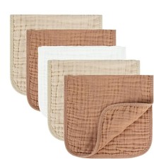 MIGIOL Baby Burp Cloths 100 Cotton Newborn Muslin Burp Cloths 10x20 inches B...